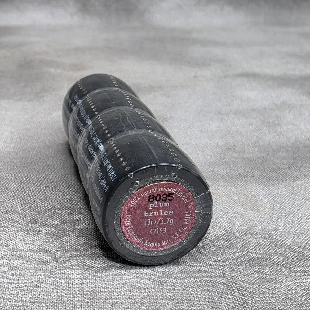 Bare Escentuals bareMinerals NATURAL 100% Lipstick PLUM BRULEE Full Size‎ SEALED